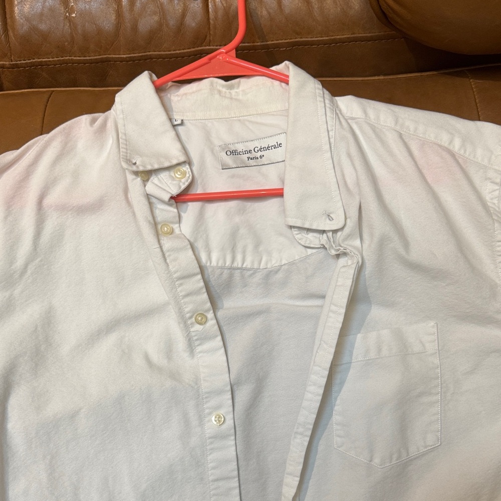 Officine Generale White Men's Shirt